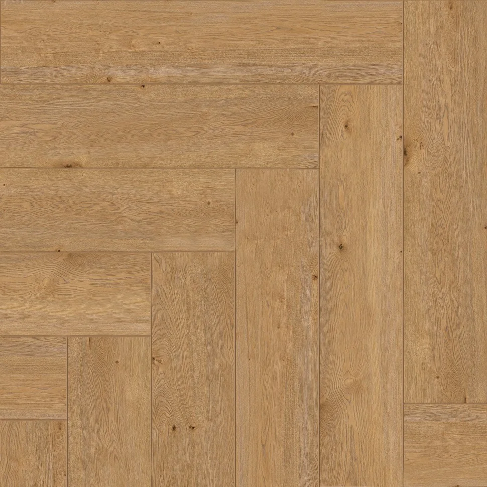 Кварцвиниловый SPC ламинат Alpine Floor Parquet Light Дуб Хатиса ECO 13-27 венгерская елка 600×125×4