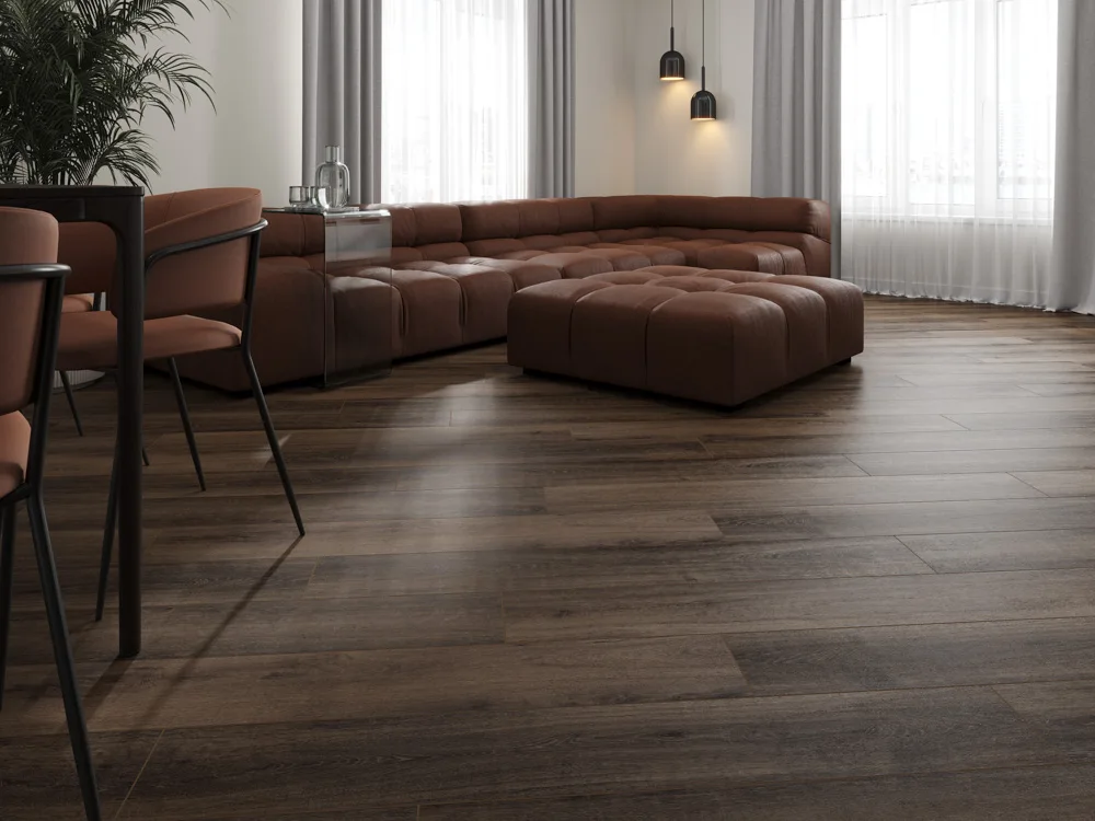 Кварцвиниловый SPC ламинат Cronafloor Grand Sequoia Дуб Обыкновенный 1200×180×5