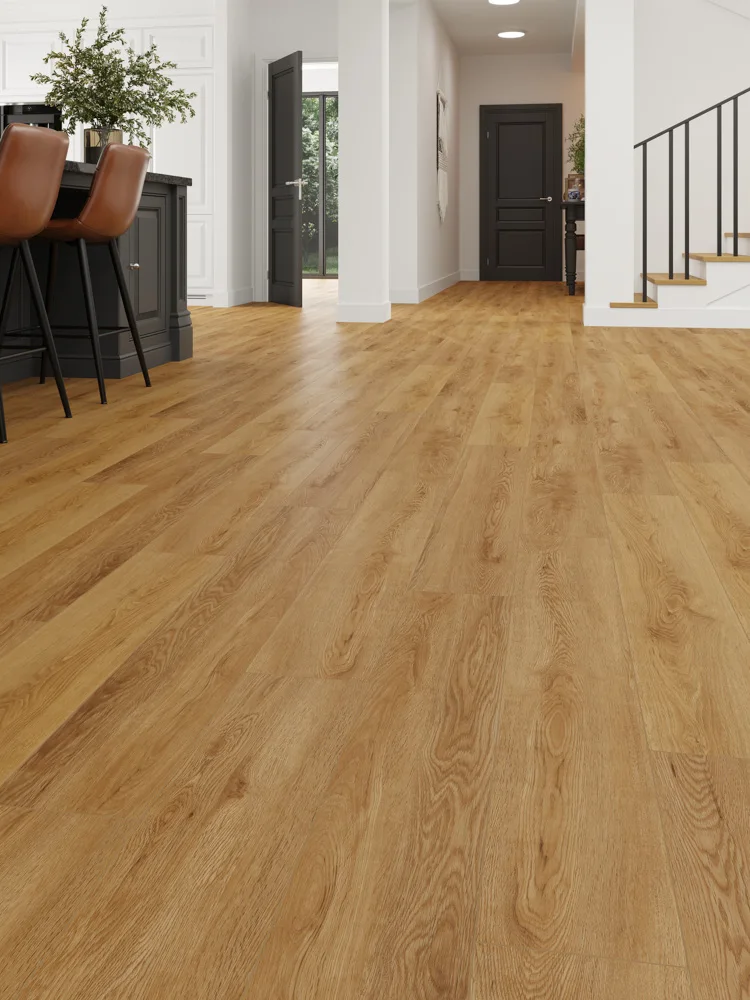 Кварцвиниловый SPC ламинат Cronafloor Grand Sequoia Дуб Медовый 1200×180×5