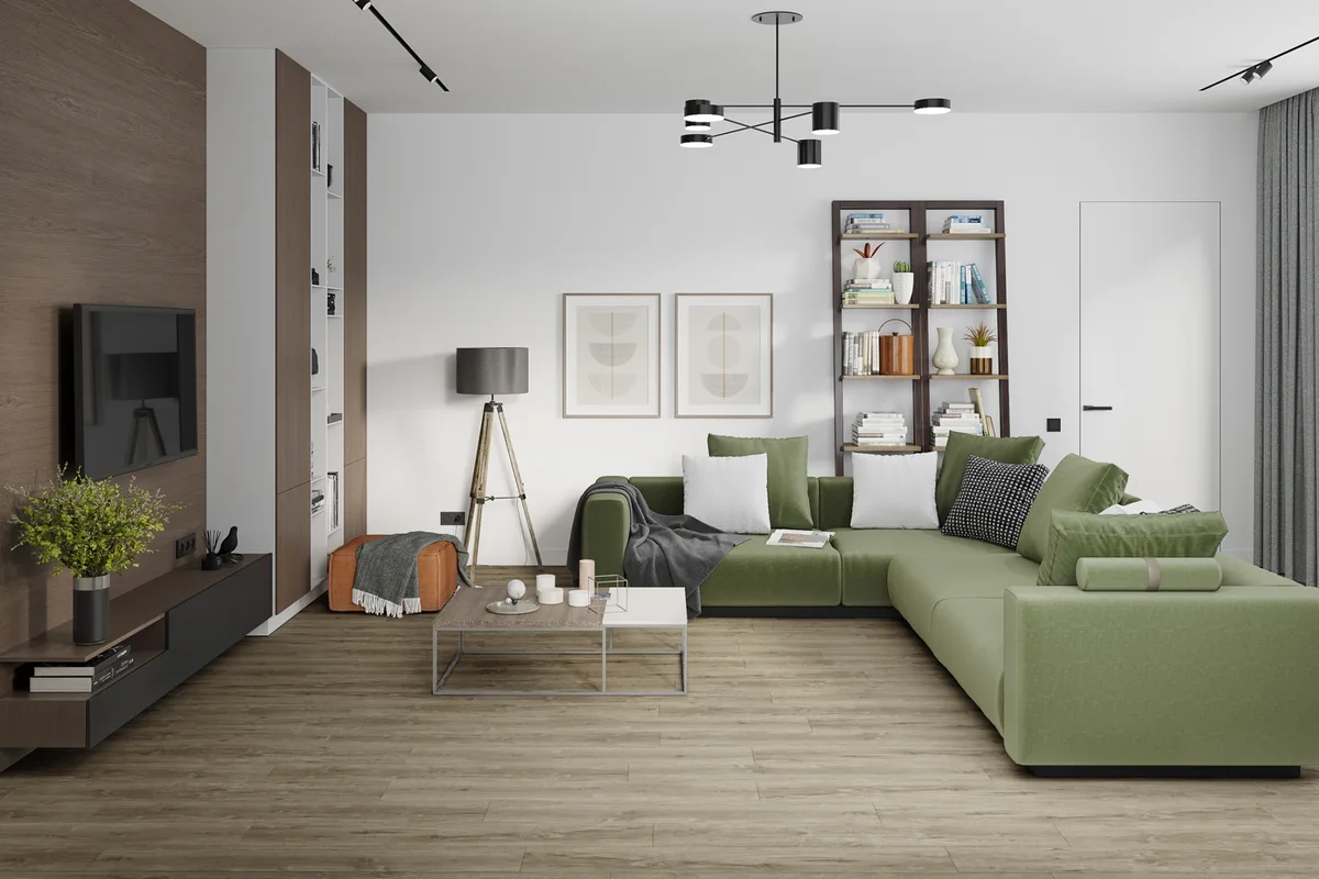 Кварцвиниловый SPC ламинат Damy Floor Family Дуб Имбирный 248-8 1220×180×4