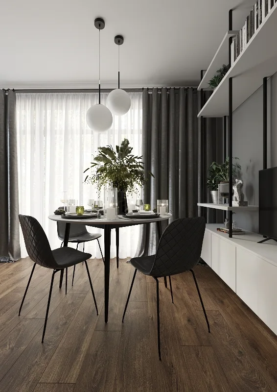 Ламинат AlixFloor Vitality Line 8 Дуб Викторианский Коричневый ALX00575STY 1261×192×8