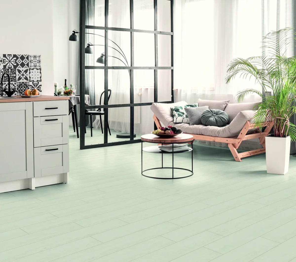 Ламинат My Floor Villa Дуб Опал Белый M1234 1375×188×12
