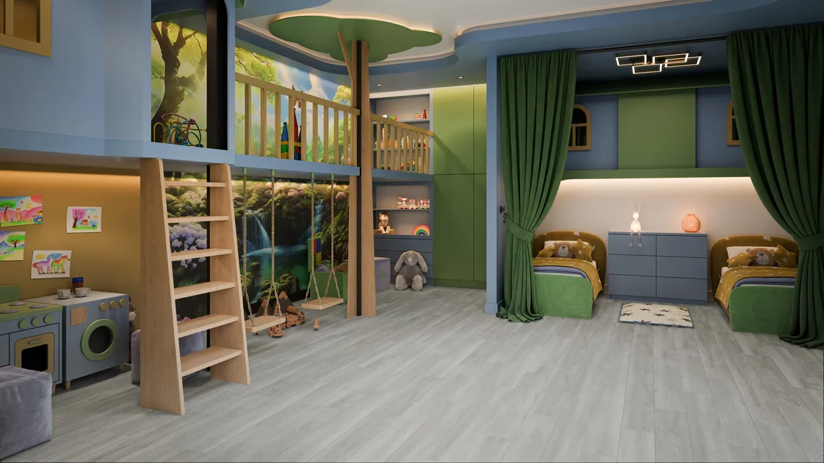 Кварцвиниловая плитка Damy Floor клеевая Family LVT Дуб Зимний TCM304-3-LVT 1227×187×2,5