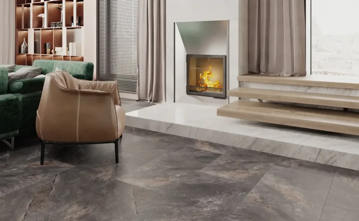 Кварцвиниловая плитка Vinilam клеевая Ceramo Stone Glue Персидский Камень 91911 950×475×2,5