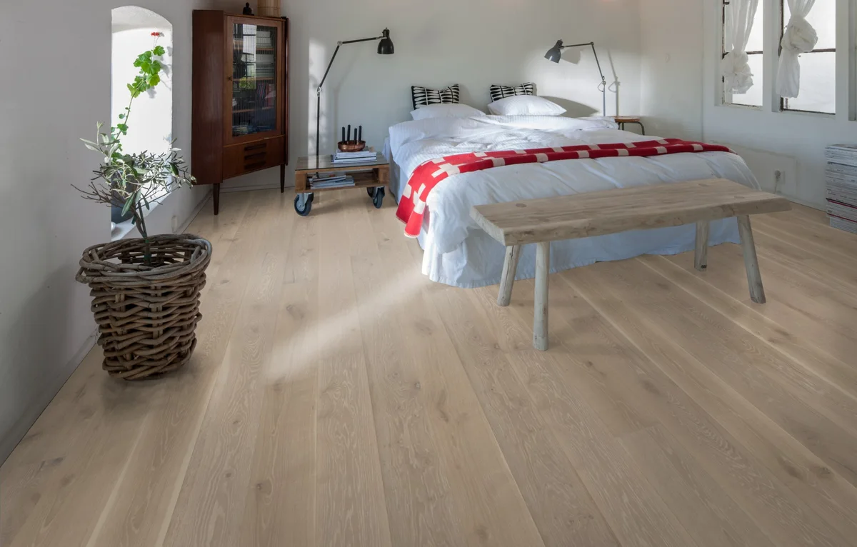 Паркетная доска Kahrs Новая классика Дуб Серый Nouveau Gray 151NAYEKD1KW240 Lively 2420×187×15