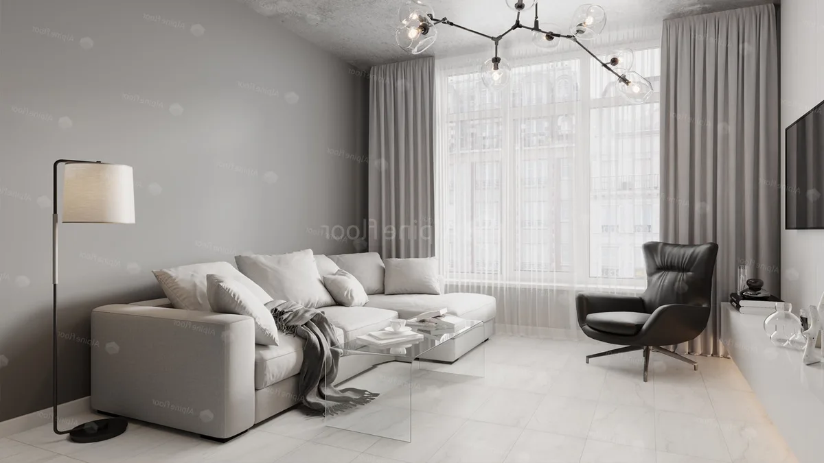 Кварцвиниловая плитка Alpine Floor клеевая Light Stone Брайс ECO 15-7 608×303×2,5