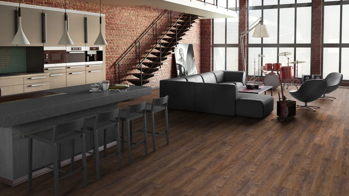 Ламинат Tarkett Estetica Oak Effect brown 504015027 1292×194×9
