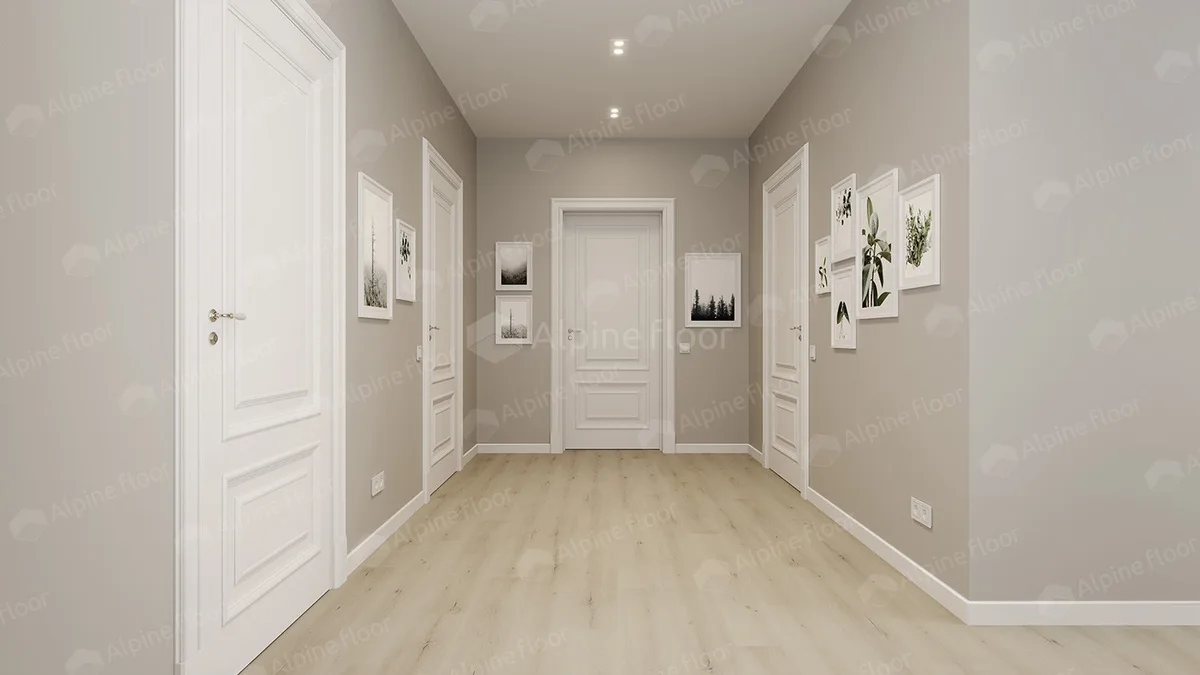 Кварцвиниловый SPC ламинат Alpine Floor Solo Plus Ададжио ECO 14-401 1220×183×4