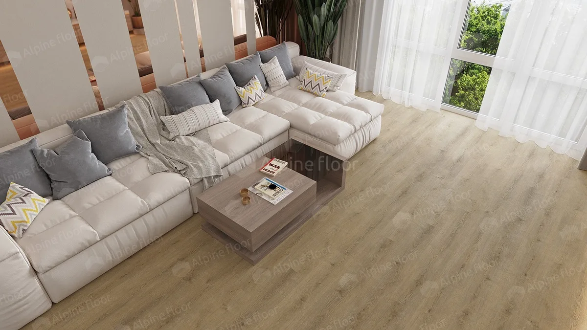 Кварцвиниловый SPC ламинат Alpine Floor Solo Plus Комодо ECO 14-701 1220×183×4