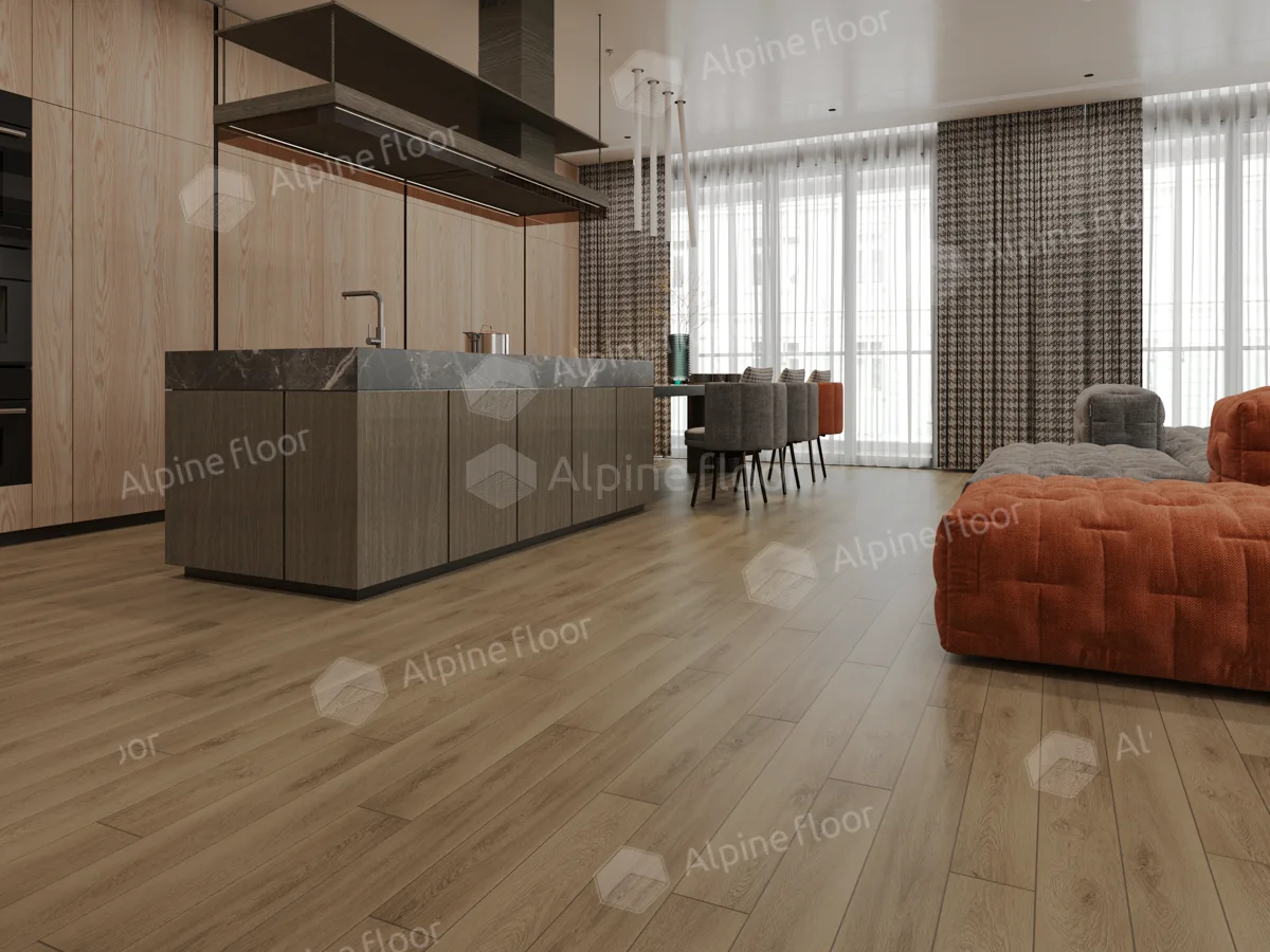 Кварцвиниловый SPC ламинат Alpine Floor Grand Sequoia Village Вайпуа ECO 11-1907 1220×125×4