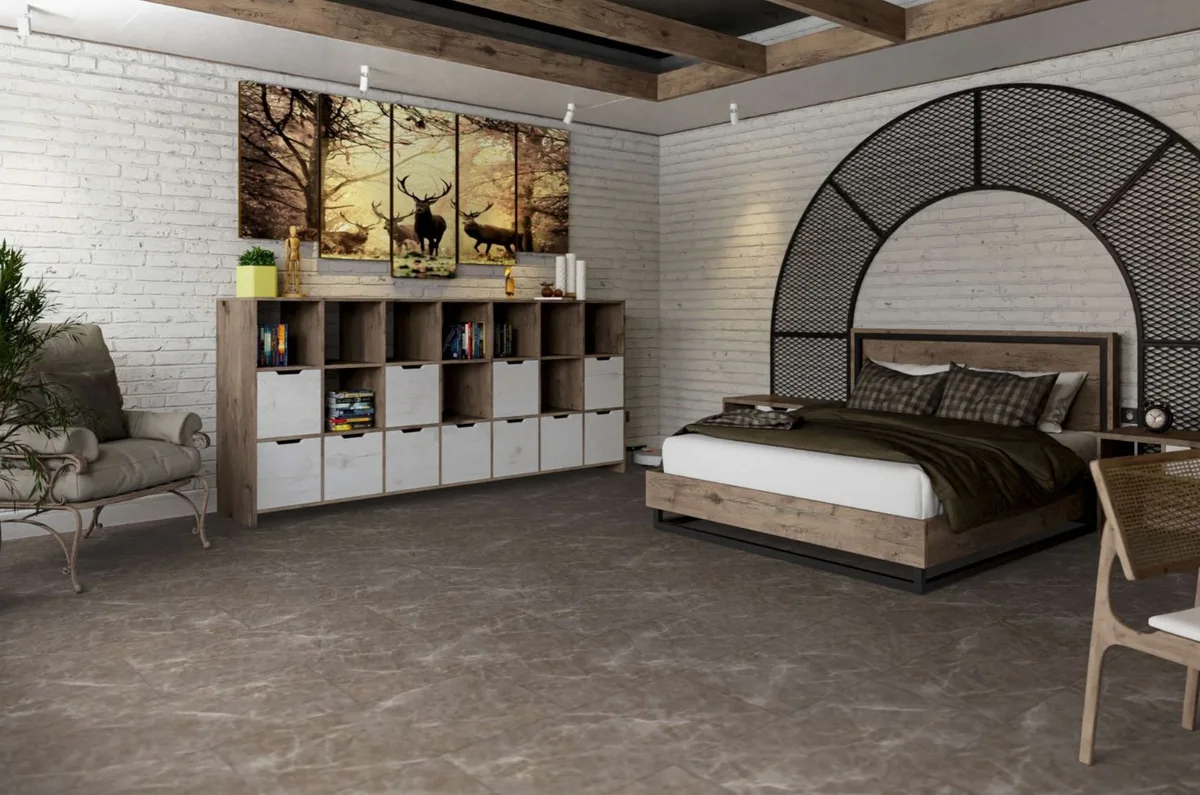 Кварцвиниловая плитка Damy Floor клеевая Ascent LVT Макалу LQ8132-2-LVT 912,4×455,2×2,5