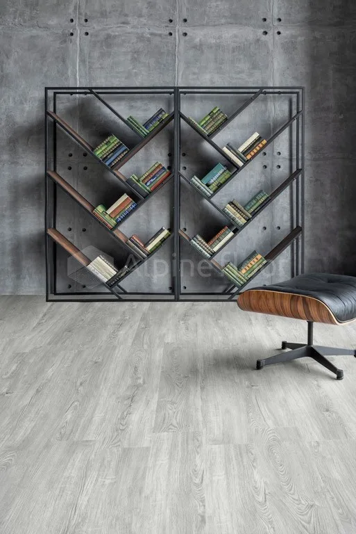Кварцвиниловый SPC ламинат Alpine Floor Sequoia Снежная ECO 6-8 1220×183×4