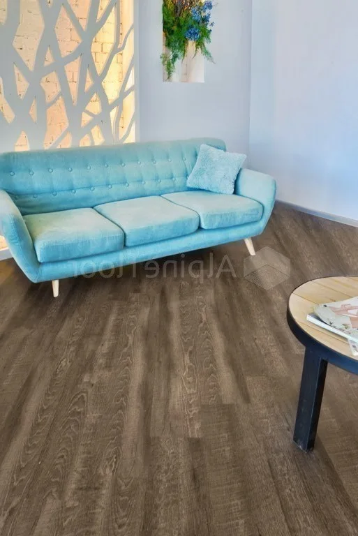 Кварцвиниловая плитка Alpine Floor клеевая Easy Line Дуб Рустикальный ECO 3-8 1219,2×184,15×3