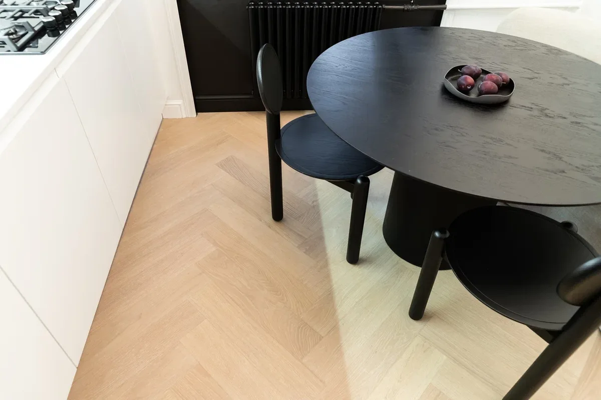 Композитная паркетная доска Quartz Parquet Елка Дуб испанский 33-404 венгерская елка 635×127×5
