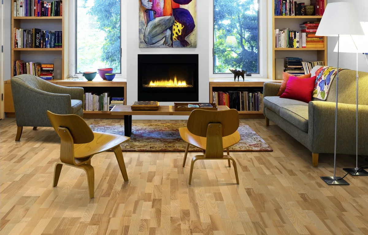 Паркетная доска Kahrs Скандинавская Ясень Кальмар Kalmar 153N18AK09KW240 Variation 2423×200×15