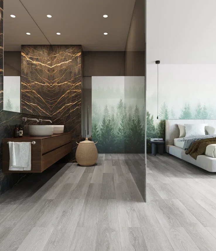 Кварцвиниловая плитка Invictus клеевая Maximus Plank French Oak Storm 1219×178×2,5