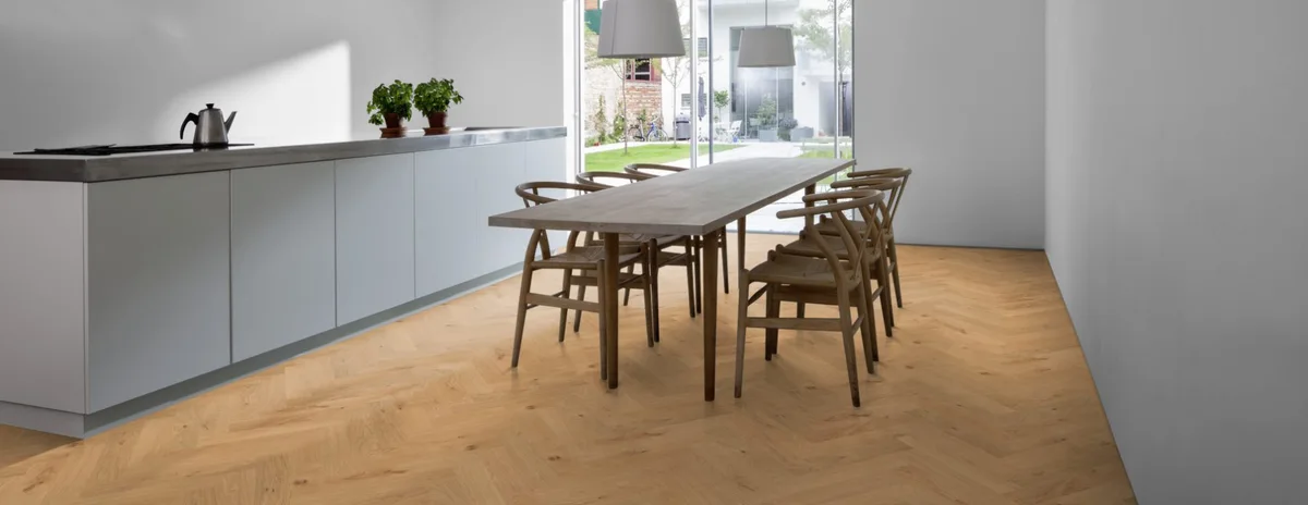 Инженерная доска Kahrs Дуб CD Natural Matt 111PCDEK09KE600 Lively венгерская елка 600×120×11