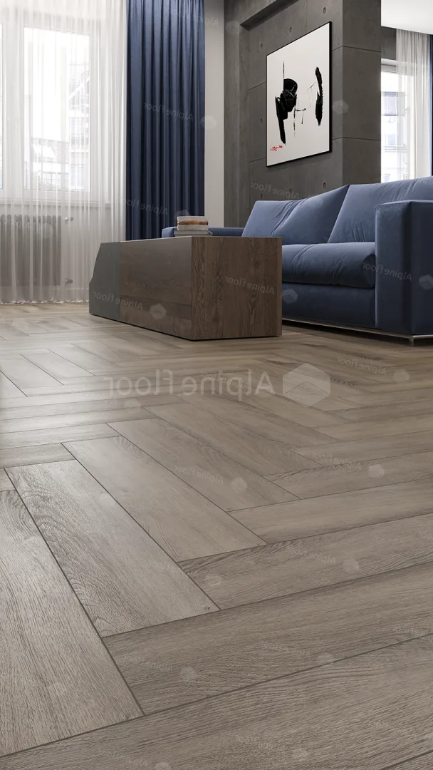 Кварцвиниловый SPC ламинат Alpine Floor Parquet Premium Северная история ECO 19-15 венгерская елка 600×125×8