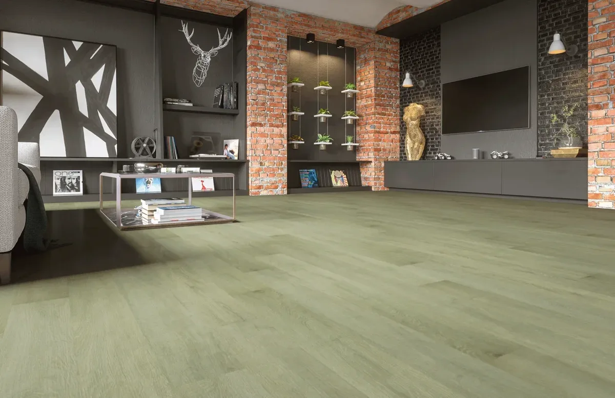 Кварцвиниловый SPC ламинат Home Expert Natural Дуб Утренний лес 2180-03 1220×150×3,5