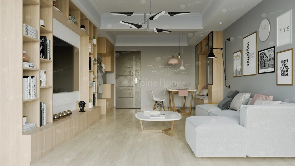 Кварцвиниловый SPC ламинат Alpine Floor Grand Sequoia Сонома ECO 11-3 1220×183×4