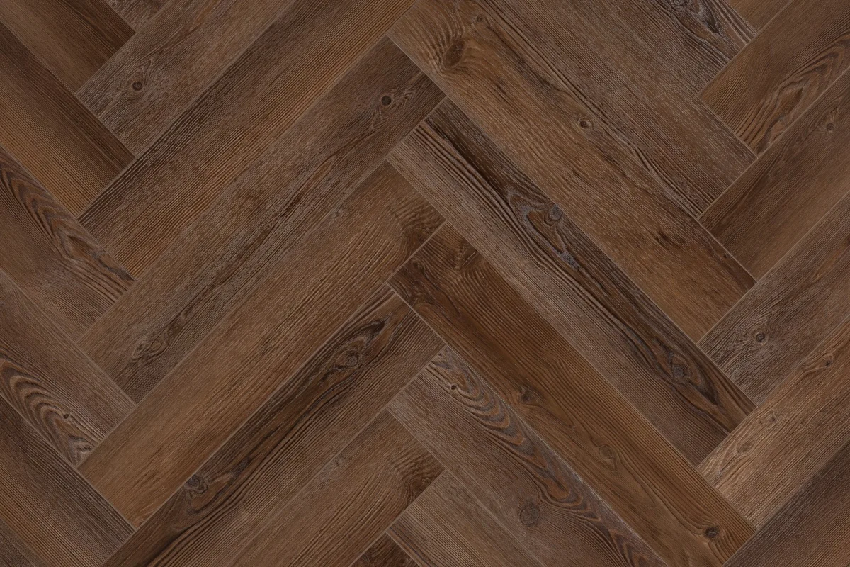 Кварцвиниловая плитка Aquafloor клеевая Parquet Glue AF2520PG венгерская елка 610×122×2,5