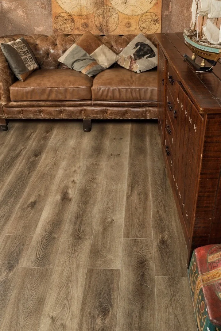 Кварцвиниловый SPC ламинат Alpine Floor Premium XL Дуб Коричневый ECO 7-9 1524×180×8