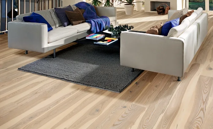 Паркетная доска Kahrs Песочная Ясень Сендвиг Sandvig 151L87AK0VKW220 Lively 2266×187×15
