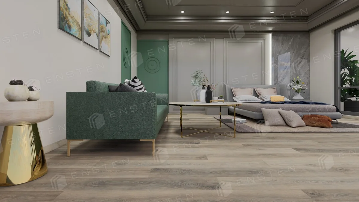 Кварцвиниловый SPC ламинат Ensten Hygge Циния ECO 102-19 1524×180×4
