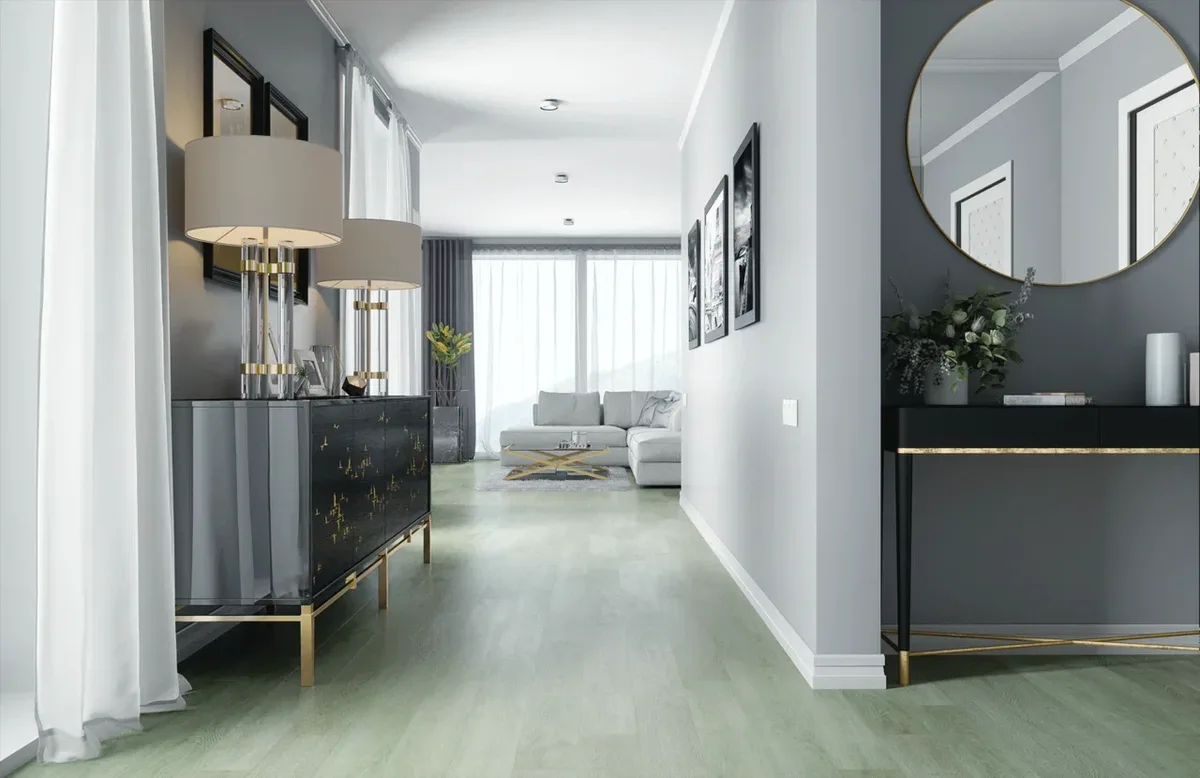Кварцвиниловый SPC ламинат Home Expert Natural Дуб Тихий лес 1203 / 0-004 1220×150×3,5