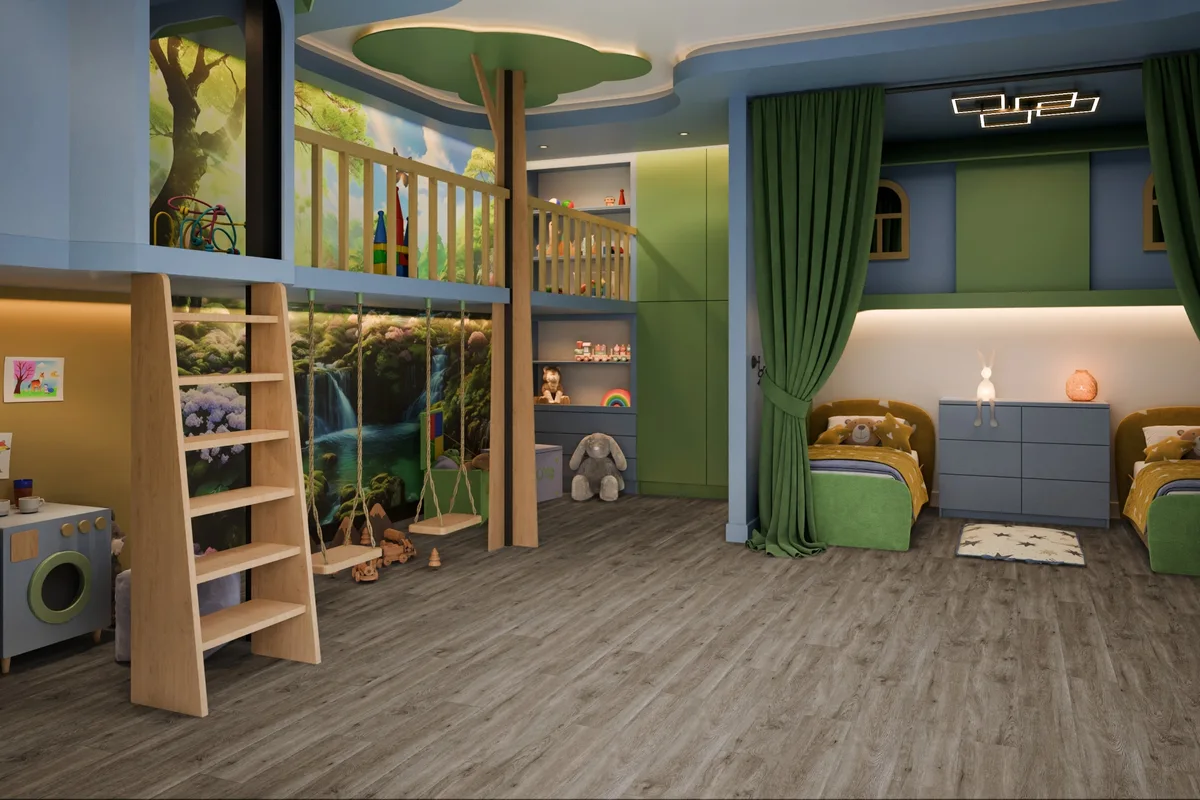 Кварцвиниловая плитка Damy Floor клеевая Family LVT Дуб Горный TCM298-26-LVT 1227×187×2,5