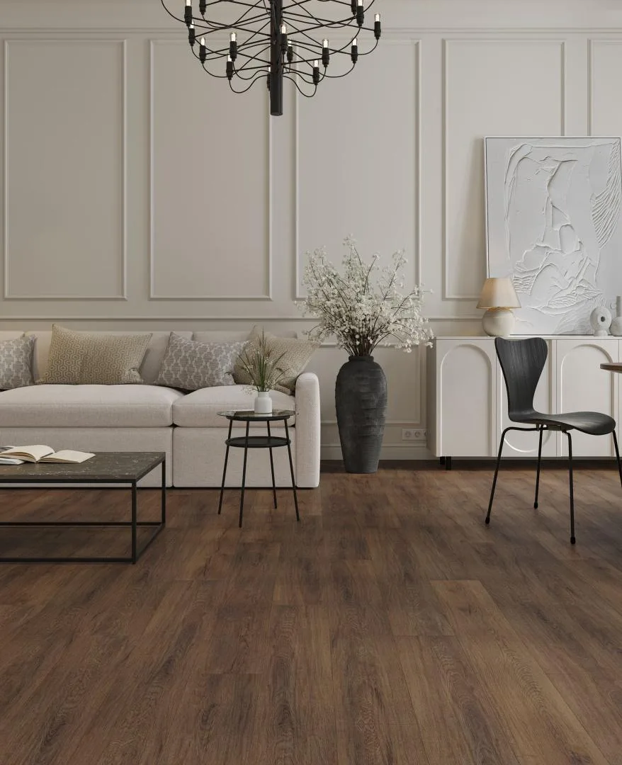 Кварцвиниловая плитка Alpine Floor клеевая Easy Line Дуб Казимир ЕСО 3-40 1219,2×184,15×3