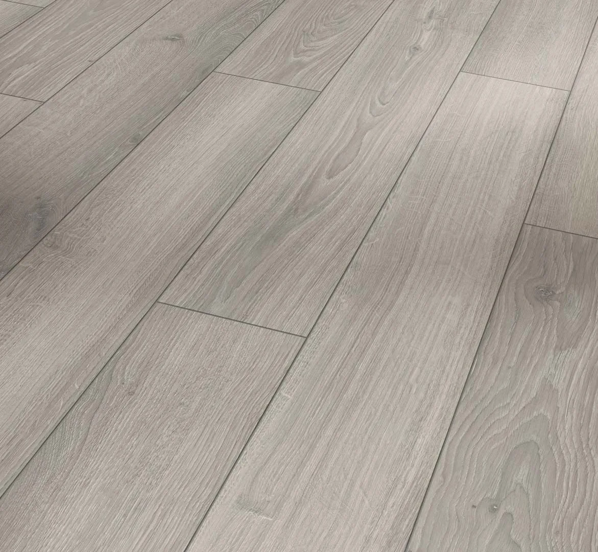 Ламинат Parador Classic 1050V Дуб Студийный светло-серый 1744696 1285×194×8
