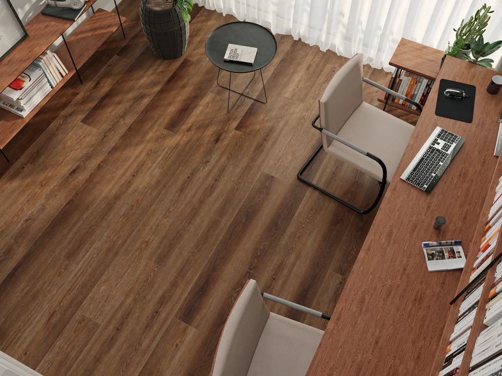 Кварцвиниловая плитка Cronafloor клеевая Wood Дуб Регин W LVT 017 1200×180×2,5