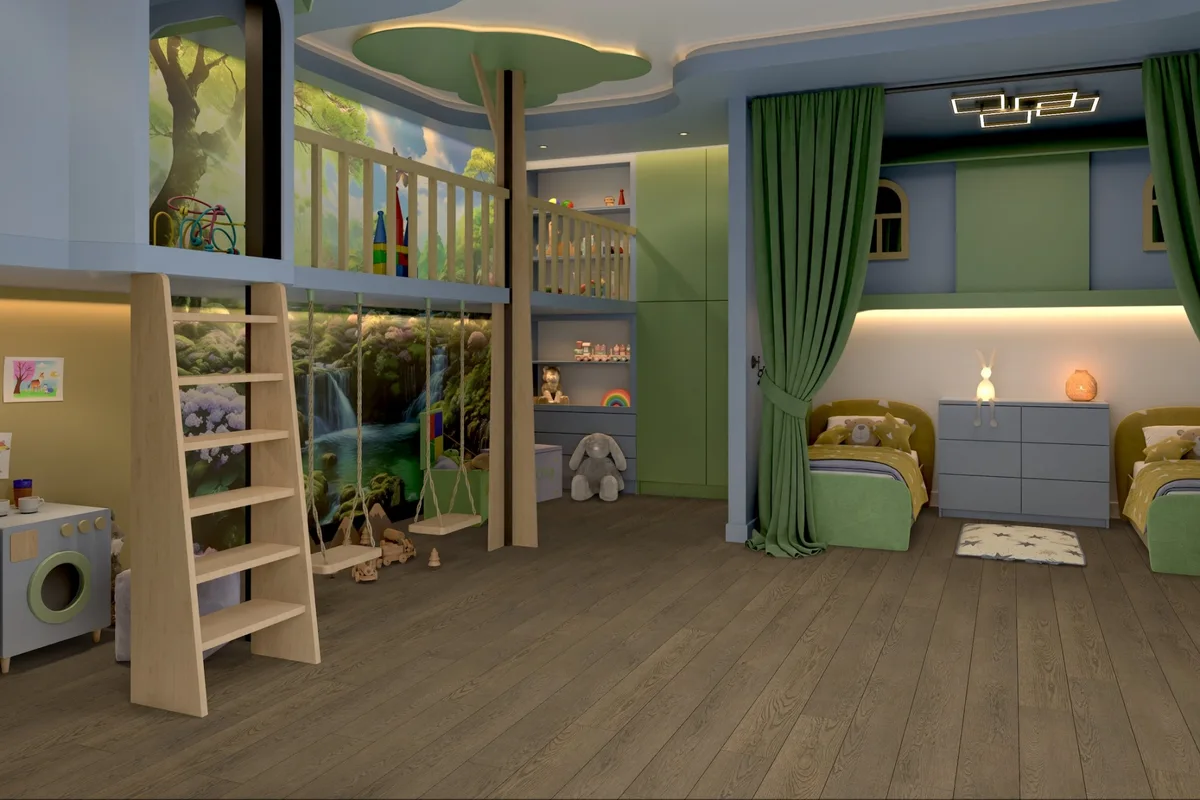 Кварцвиниловая плитка Damy Floor клеевая Family LVT Дуб Мокко 0030-6-LVT 1227×187×2,5