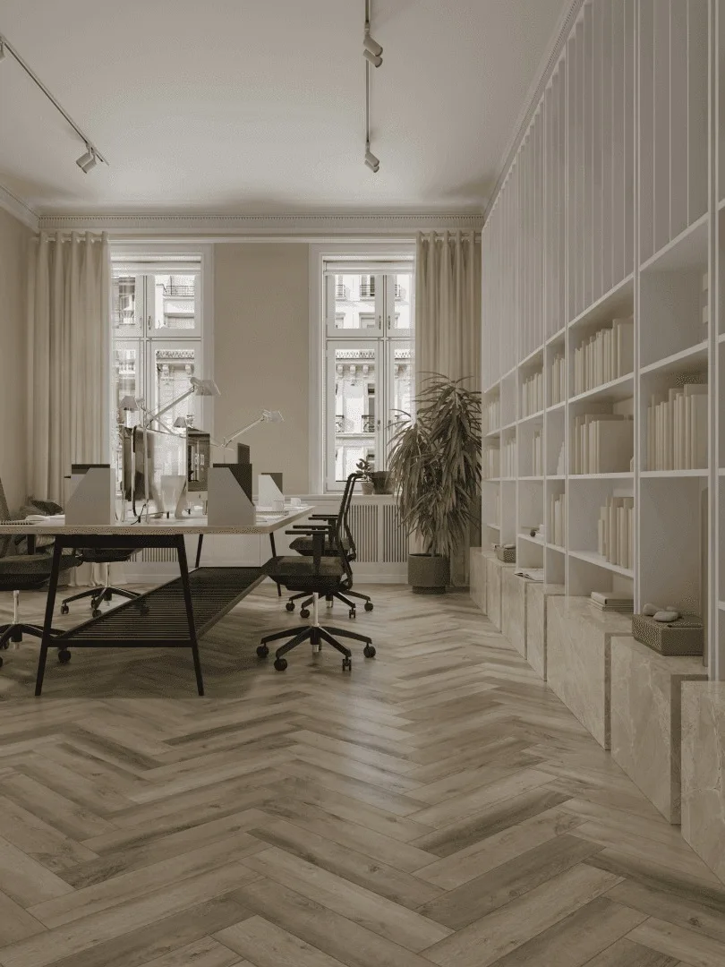 Кварцвиниловый SPC ламинат Norland Parquet Best Home 1066-11 венгерская елка 600×125×4
