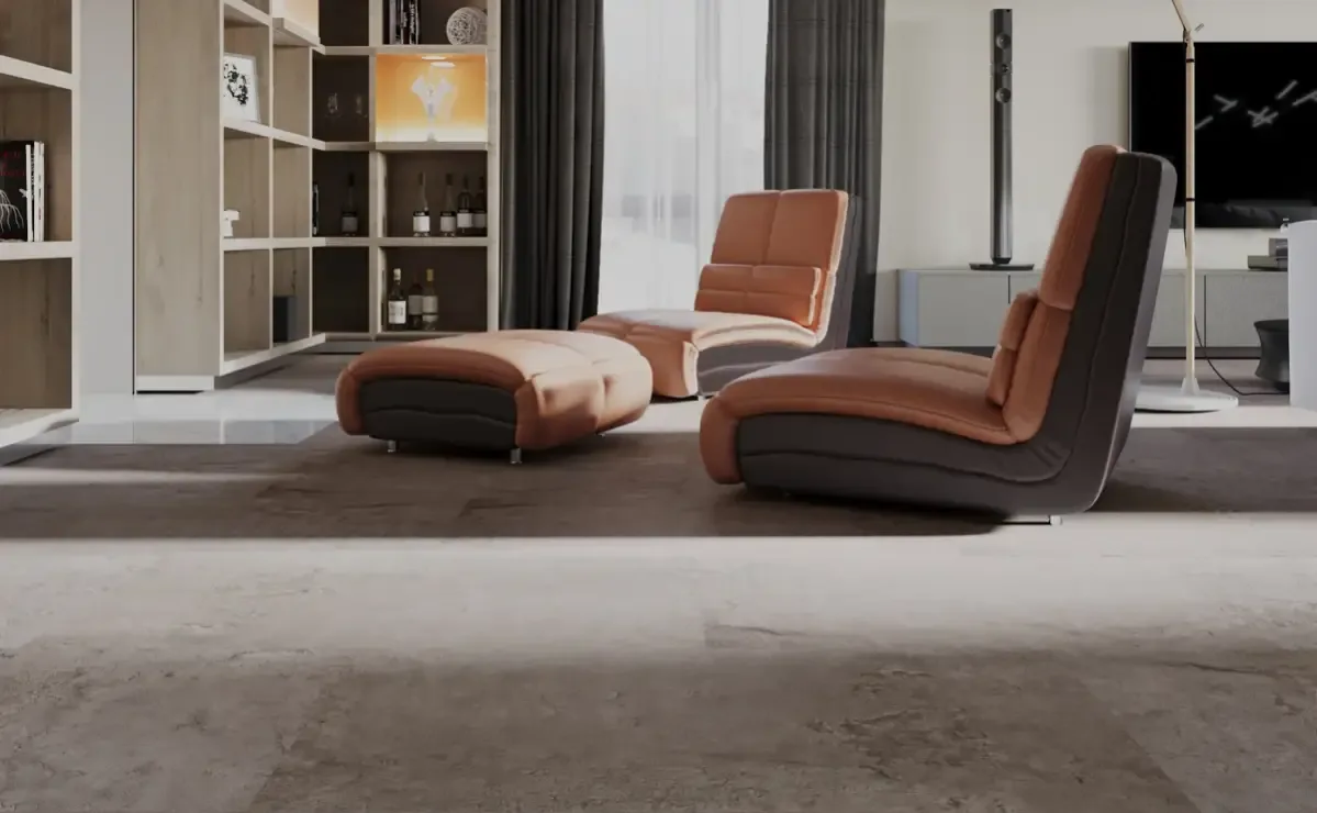 Кварцвиниловая плитка Vinilam клеевая Ceramo Stone Glue Португальский Камень 91905 950×475×2,5