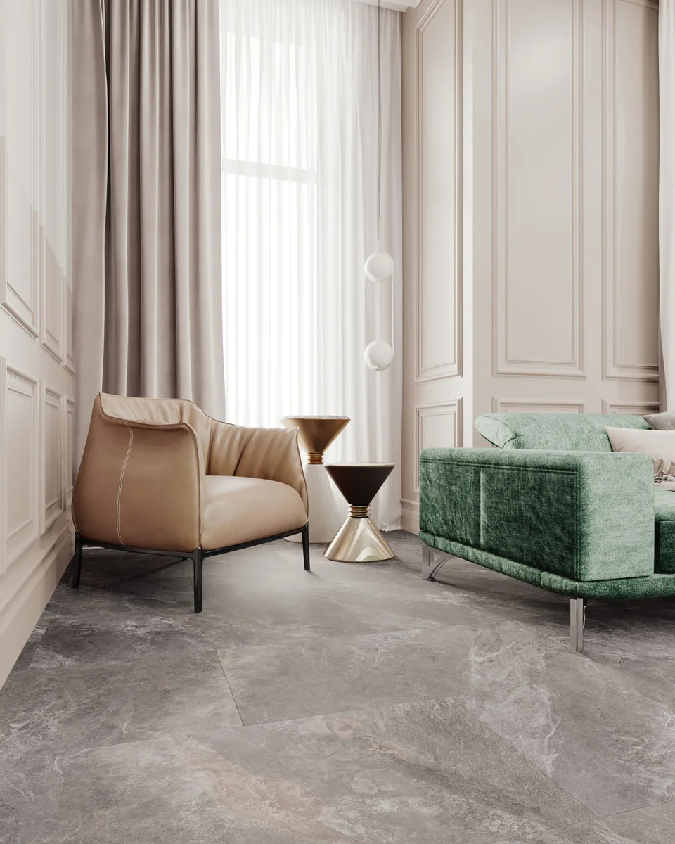 Кварцвиниловый SPC ламинат Vinilam Ceramo Stone Персидский Камень 91911 940×470×8