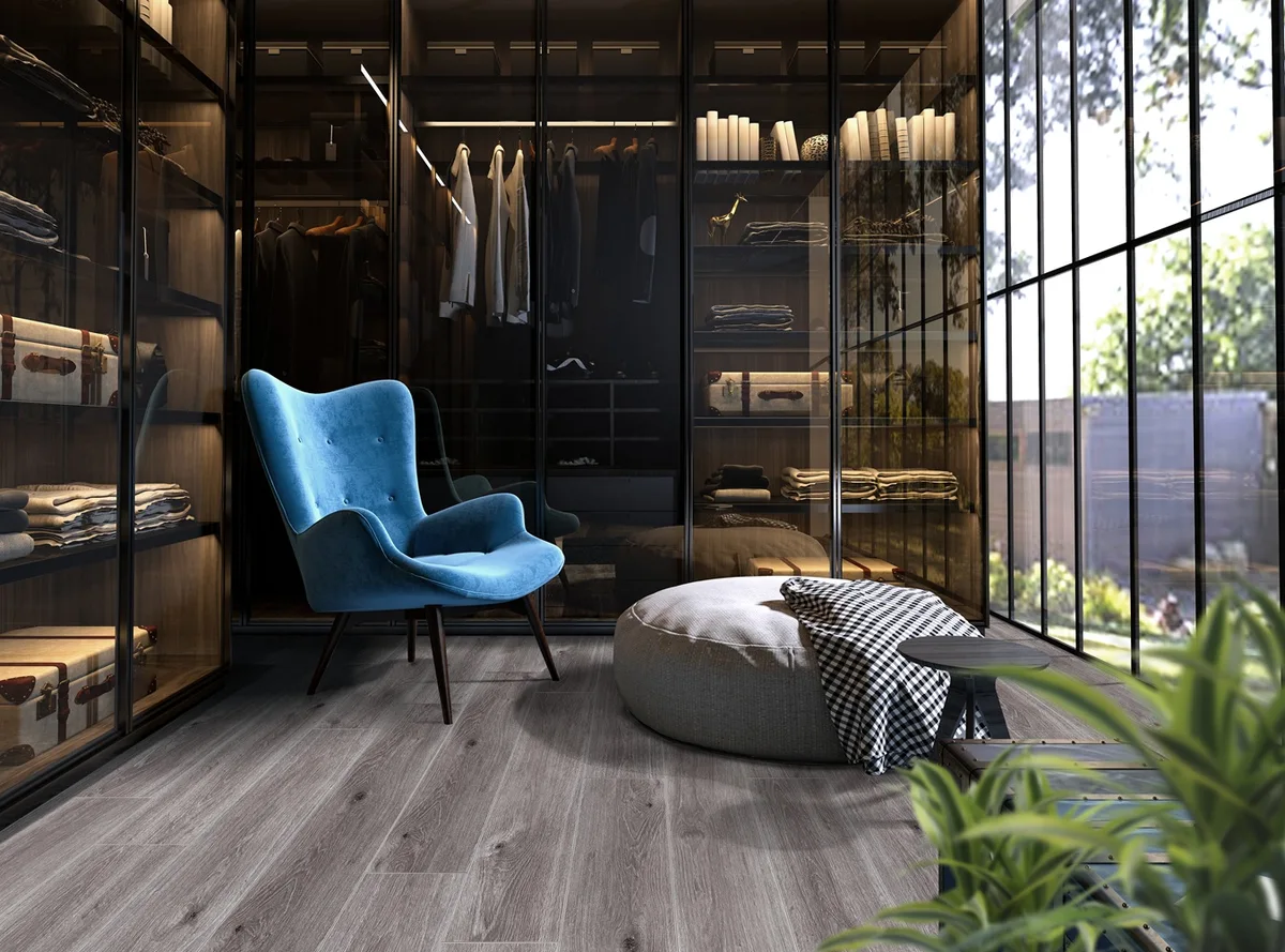 Кварцвиниловый SPC ламинат Bonkeel Style Дуб Матира 1200×125×4