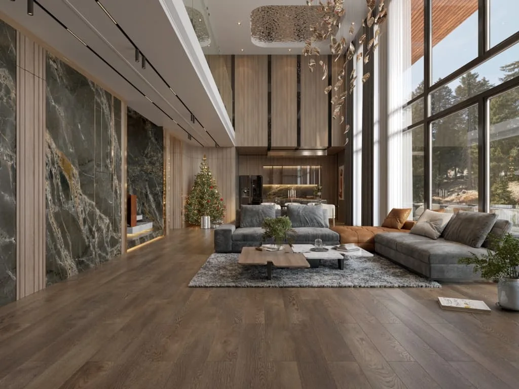 Кварцвиниловый SPC ламинат Alpine Floor Титан 6 Барит ECO 28-1-R 1220×183×6