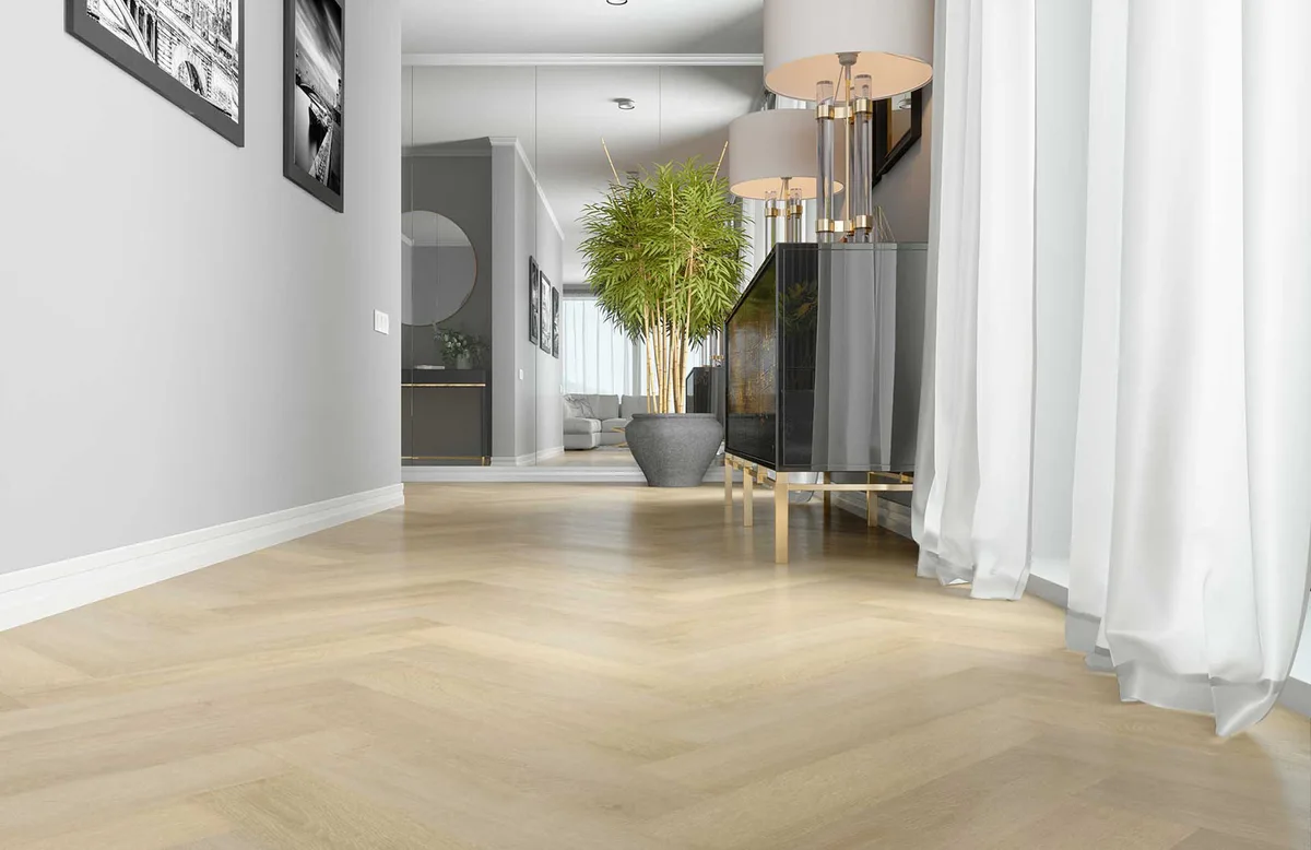 Кварцвиниловый SPC ламинат Fargo Parquet Дуб Финский Залив 33-2180-04 венгерская елка 615×123×4