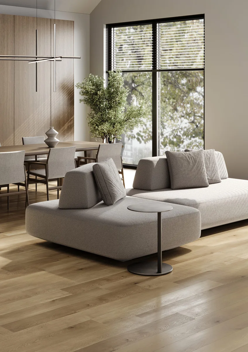 Кварцвиниловый SPC ламинат Home Expert Prime Дуб Марроне 653-160 1220×150×4