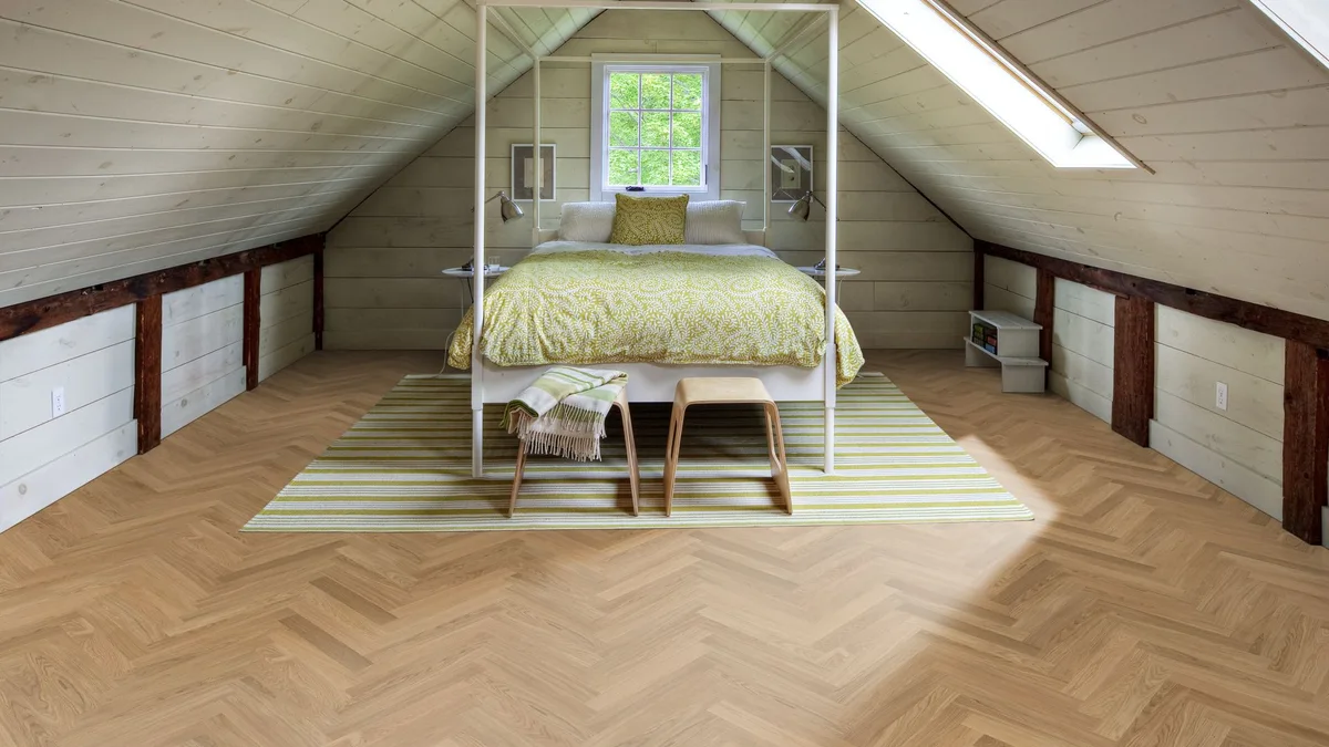 Инженерная доска Kahrs Студио Дуб AB матовый Oak AB natural matt lacquer HB 111PABEK09KE050 Calm венгерская елка 490×70×11