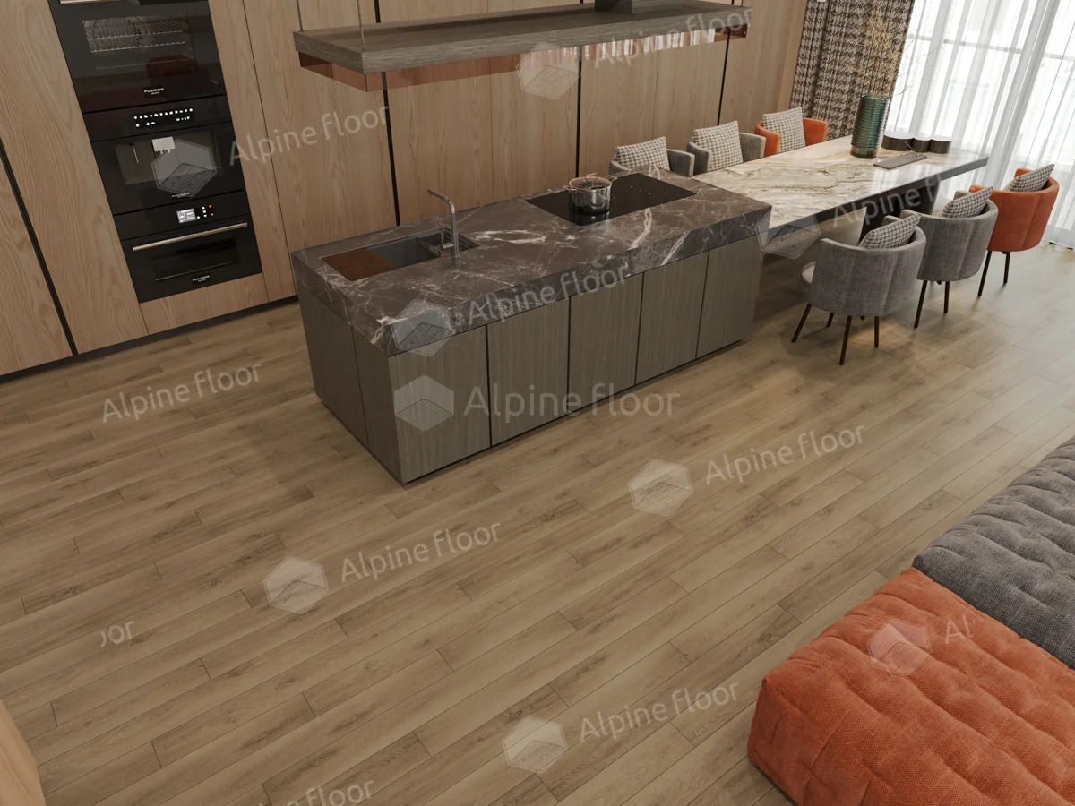 Кварцвиниловый SPC ламинат Alpine Floor Grand Sequoia Village Вайпуа ECO 11-1907 1220×125×4
