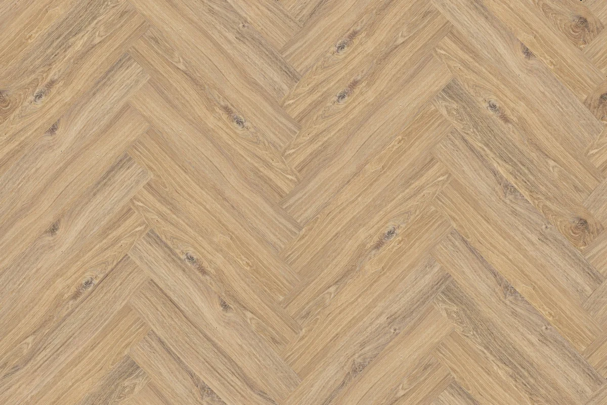 Кварцвиниловый SPC ламинат Vinilam Parquet Herringbone Паркет Монпелье IS11355 венгерская елка 720×120×6,5