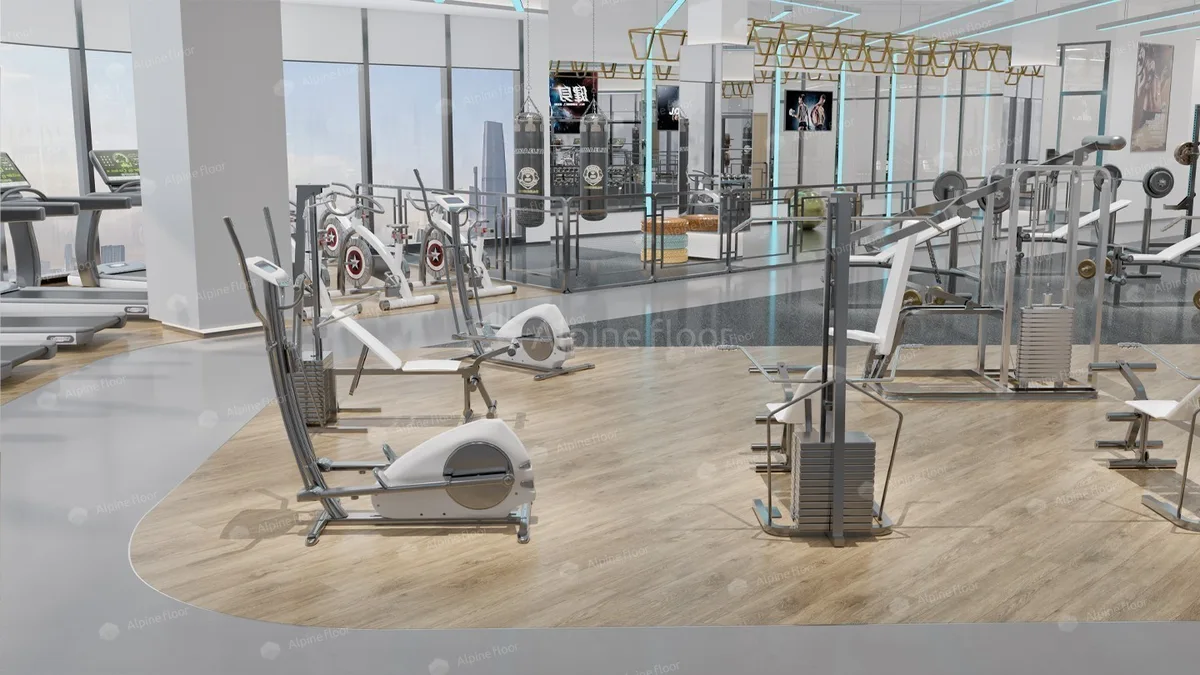 Кварцвиниловая плитка Alpine Floor клеевая Grand Sequoia LVT Миндаль ECO 11-602 1219,2×184,15×2,5