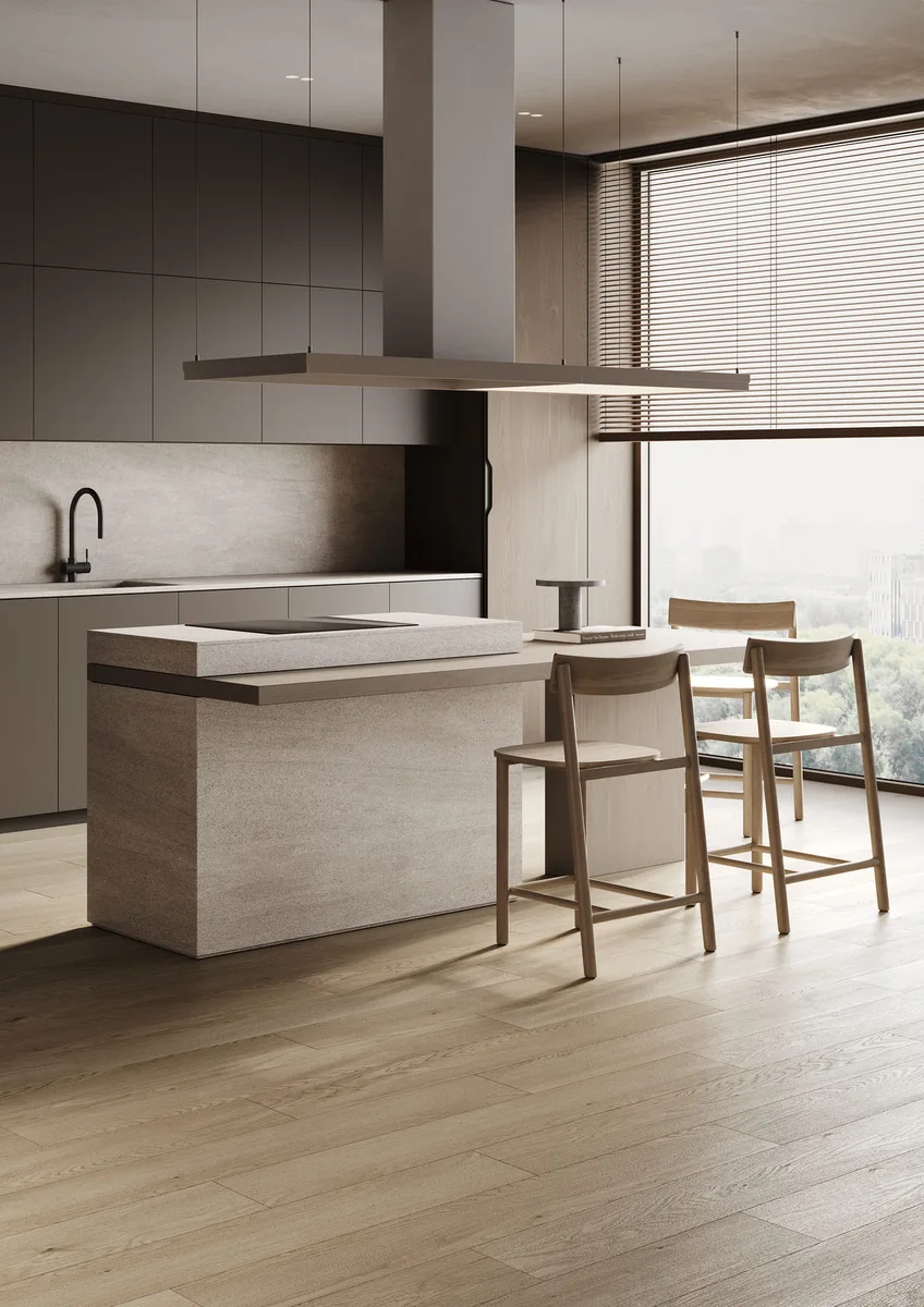 Кварцвиниловый SPC ламинат Fargo Bevel Дуб Ланкастер 50-2123-53 1220×182×6