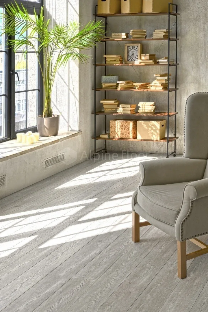 Кварцвиниловый SPC ламинат Alpine Floor Intense Голубой Лес ECO 9-8 1220×183×6