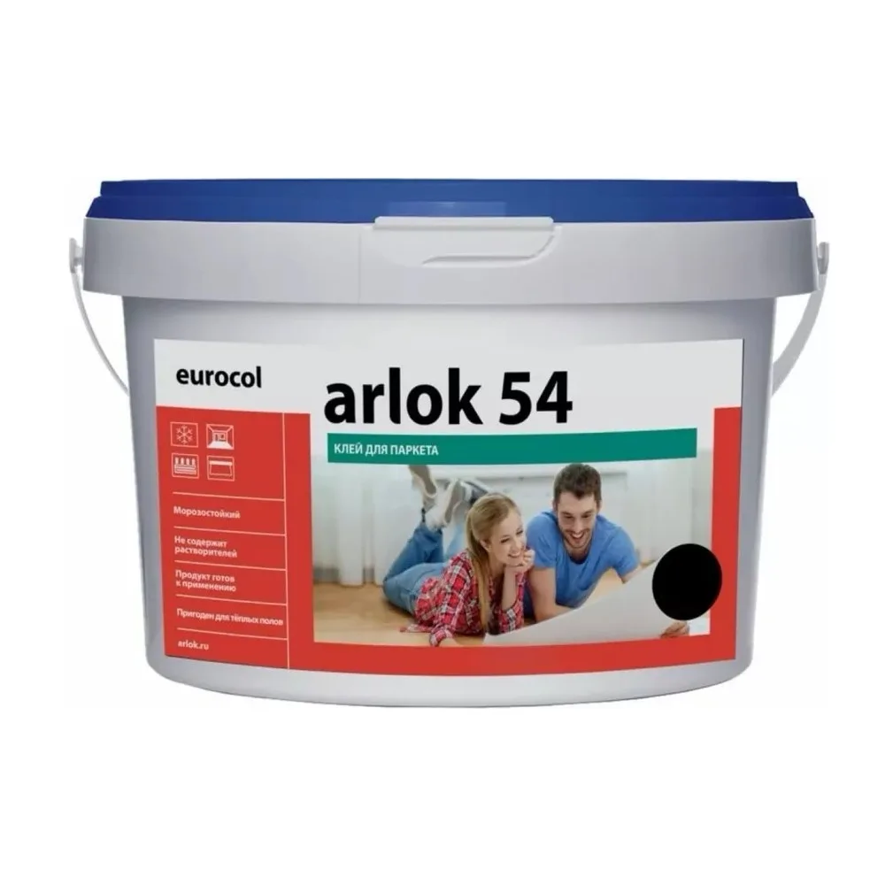 Клей для паркета Arlok 54 водно-дисперсионный 3 кг