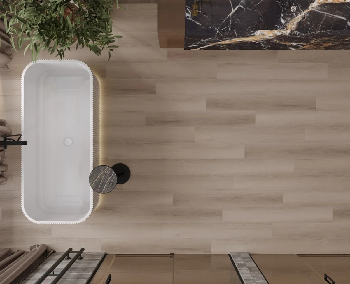 Кварцвиниловый SPC ламинат Alpine Floor Титан 6 Агат ECO 28-5-R 1220×183×6