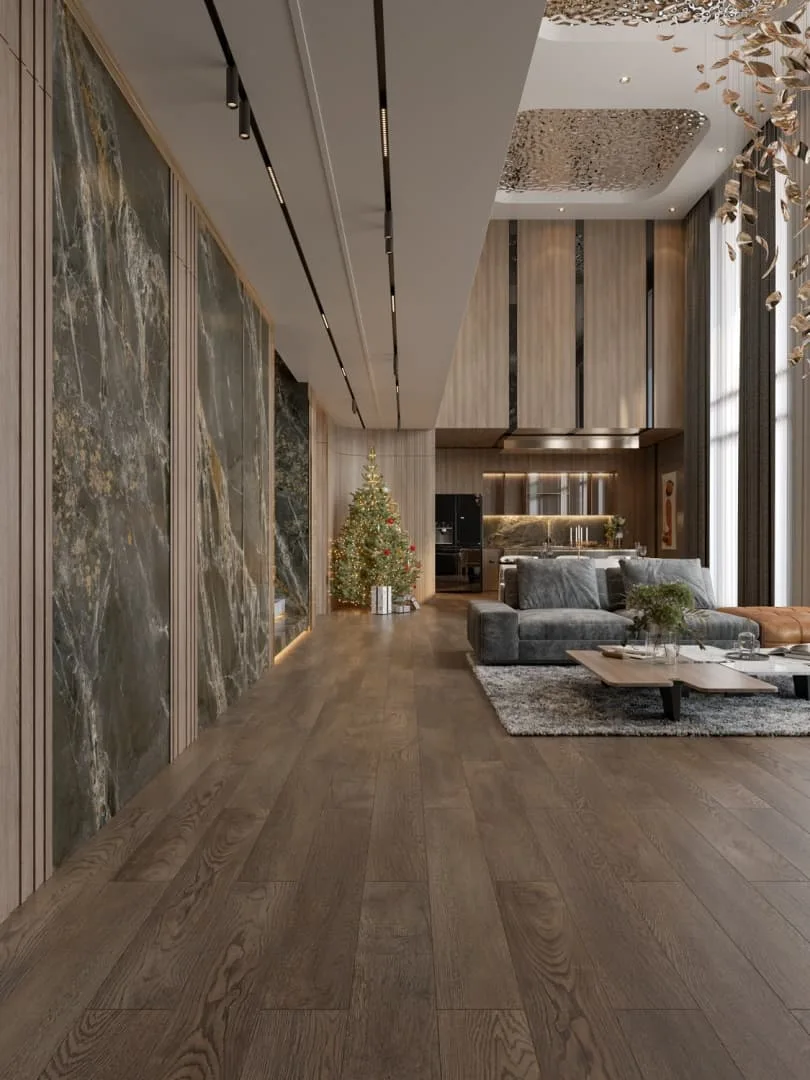 Кварцвиниловый SPC ламинат Alpine Floor Титан 6 Барит ECO 28-1-R 1220×183×6